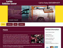 Tablet Screenshot of larkin-collision.com